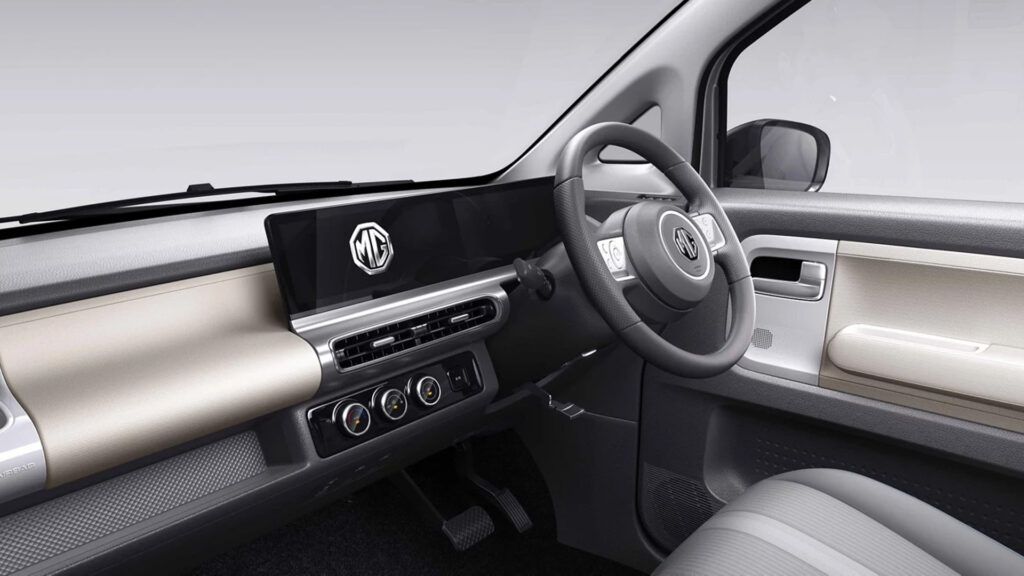 MG Comet EV features a 10.25-inch dual-screen arrangement