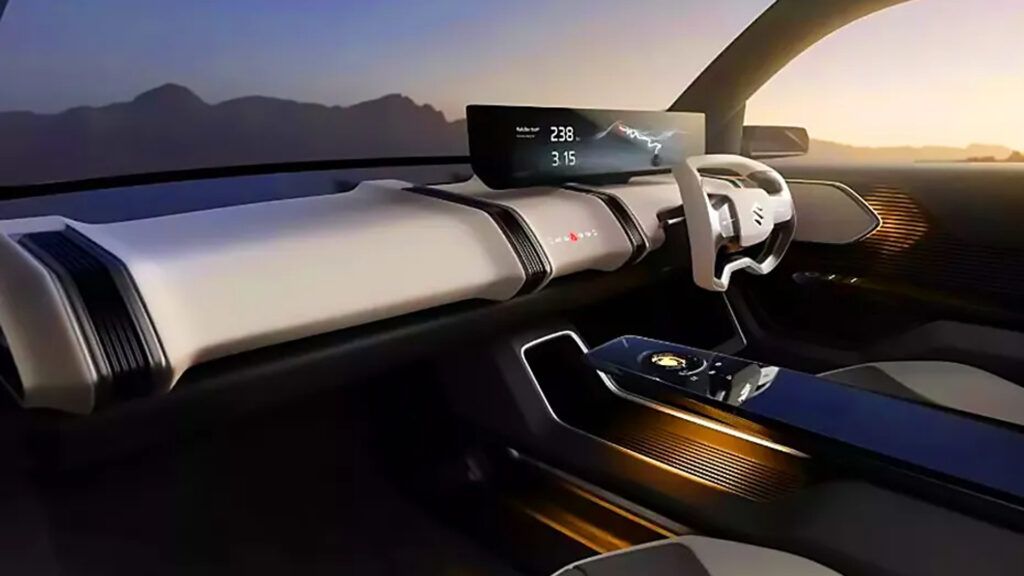 Maruti Suzuki eVX electric SUV interiors