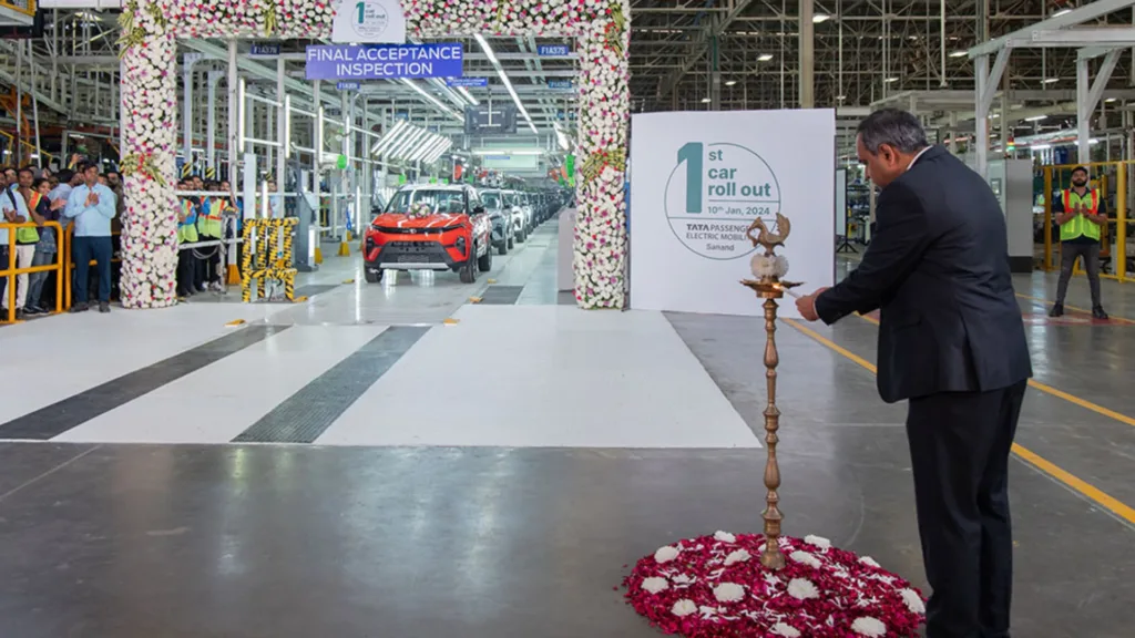 Tata Nexon manufactured at recently inaugurated Sanand Manufacturing Plant (Image-Tata)