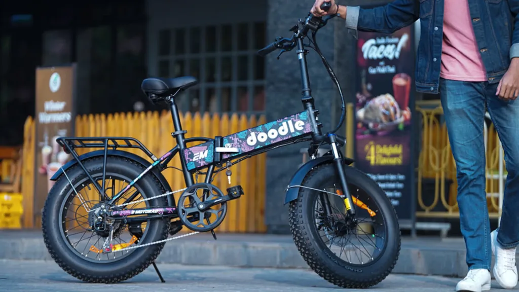 With a 12.75 Ah battery, the Doodle V3 offers a range of up to 60 km. (Source: EMotorad)