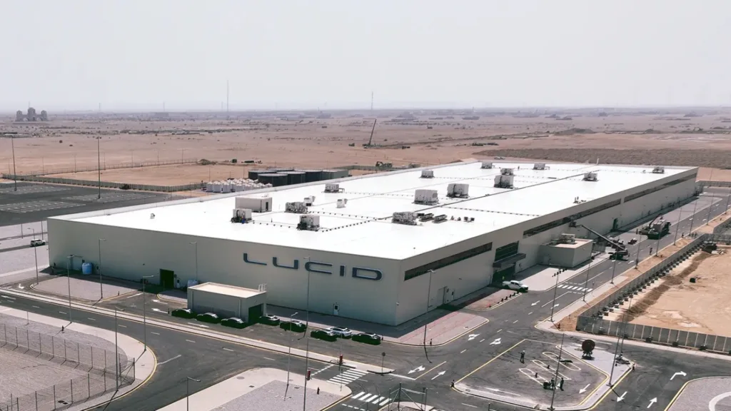 Lucid’s manufacturing facility in Jeddah can assemble 5,000 vehicles annually. (Source: Lucid Motors)