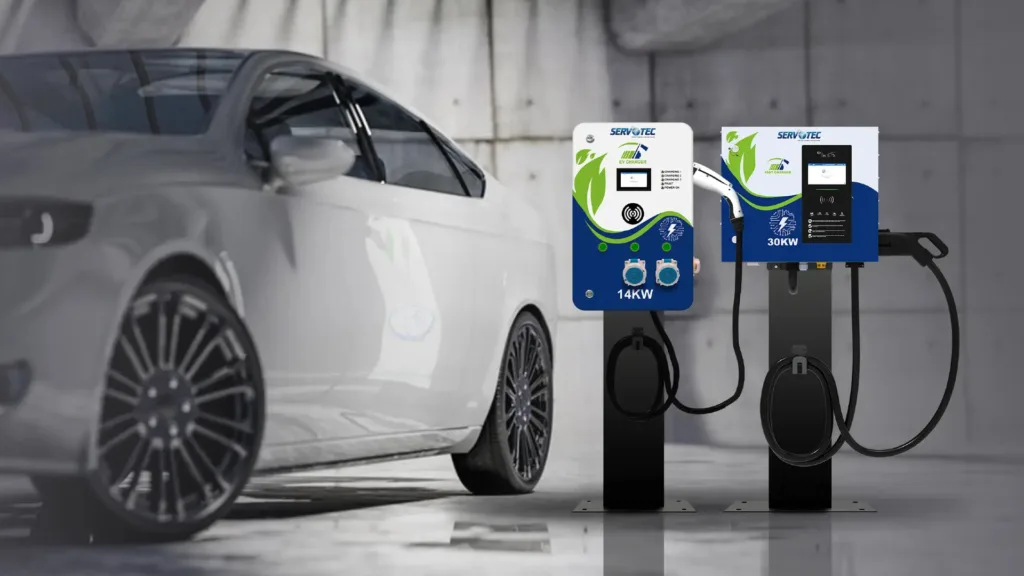 Servotech EV chargers (Representative Image)