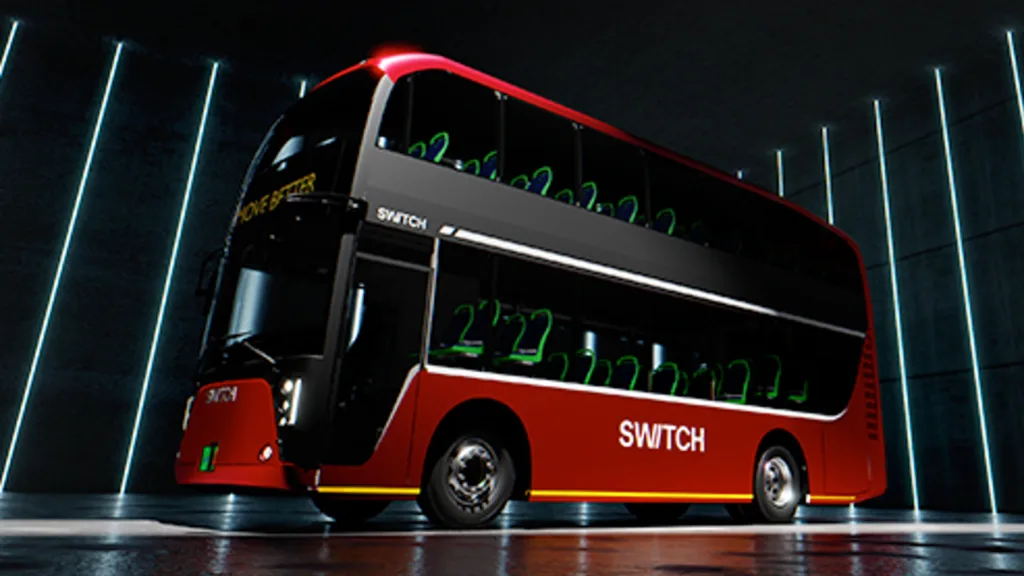 Switch Mobility entered the e-bus with double-decker EiV12 (Source: SwitchMobilityEV)