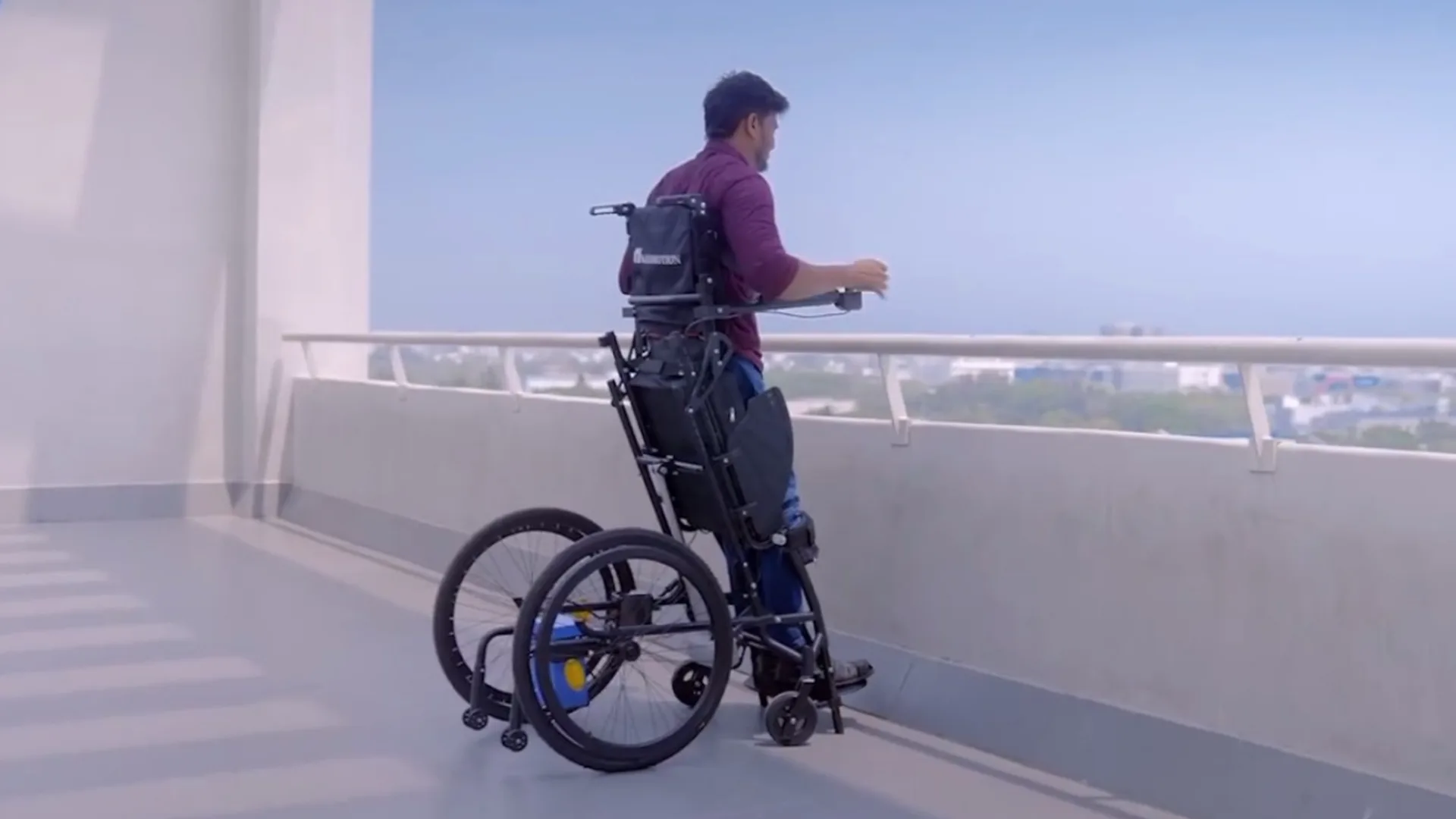 IIT Madras Launches NeoStand, an Electric Standing Wheelchair. (Source: IIT Madras)