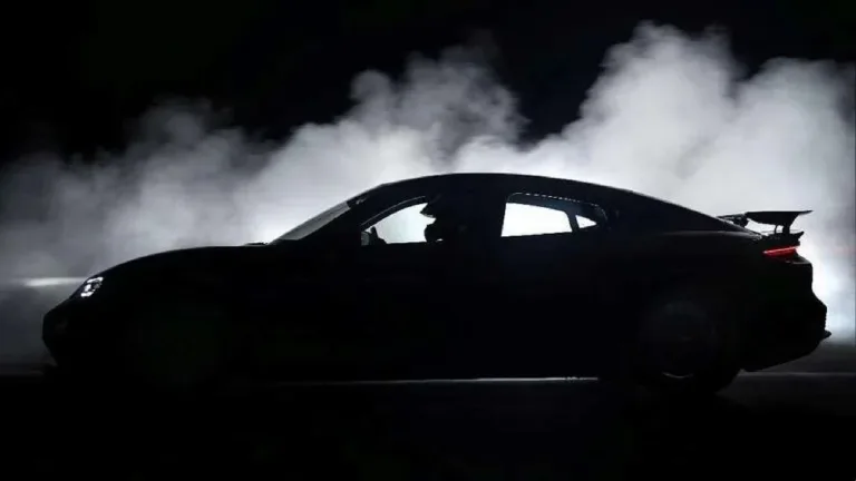 Porsche Taycan Turbo GT teaser