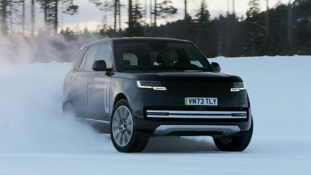 Range Rover EV rigorous testing in Sweden (Source: Land Rover)