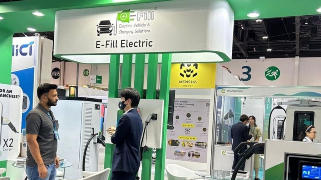 E-Fill Electric showcased 120kW EV Charger at the National Franchise Show (Source: E-Fill Electric)