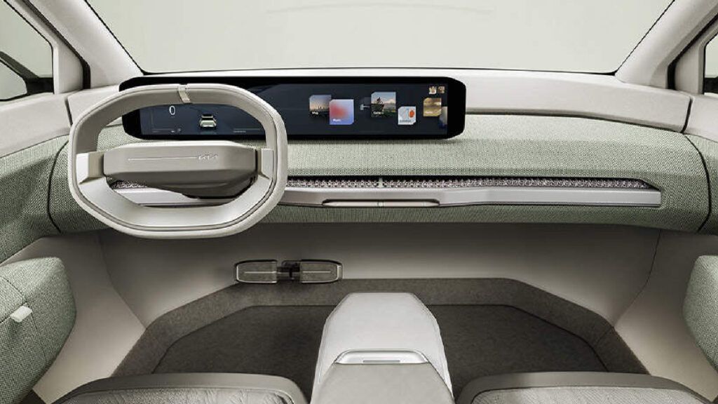 Interior of the Kia EV3 Concept (Source: Kia)