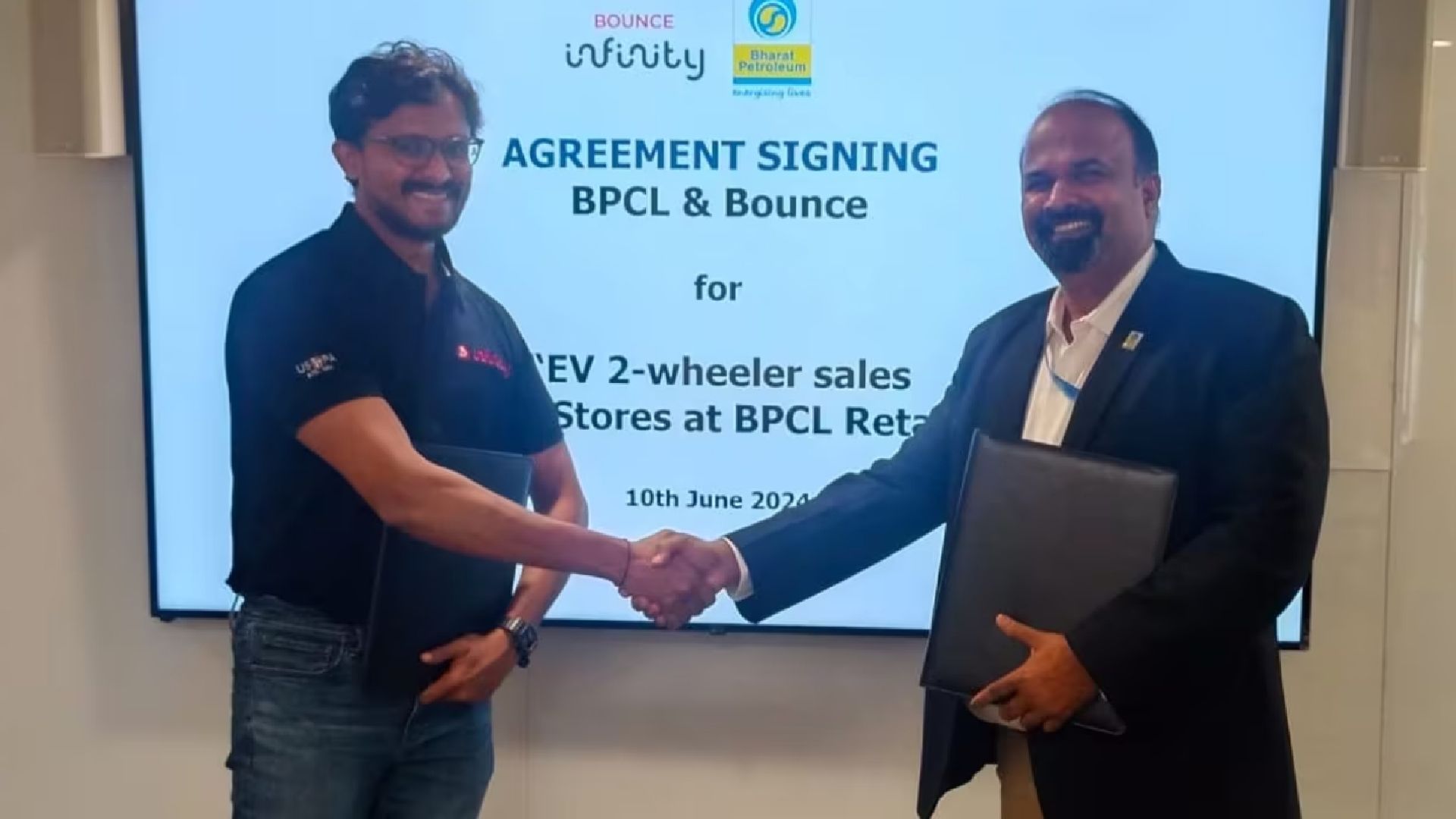 Bharat Petroleum and Bounce Infinity to introduce eDrive stores (Source: Bharat Petroleum)