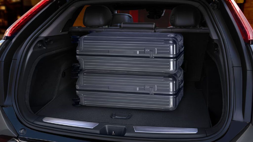 Cadillac Optiq offers 57 cubic feet with a folded second row (Source: Cadillac)