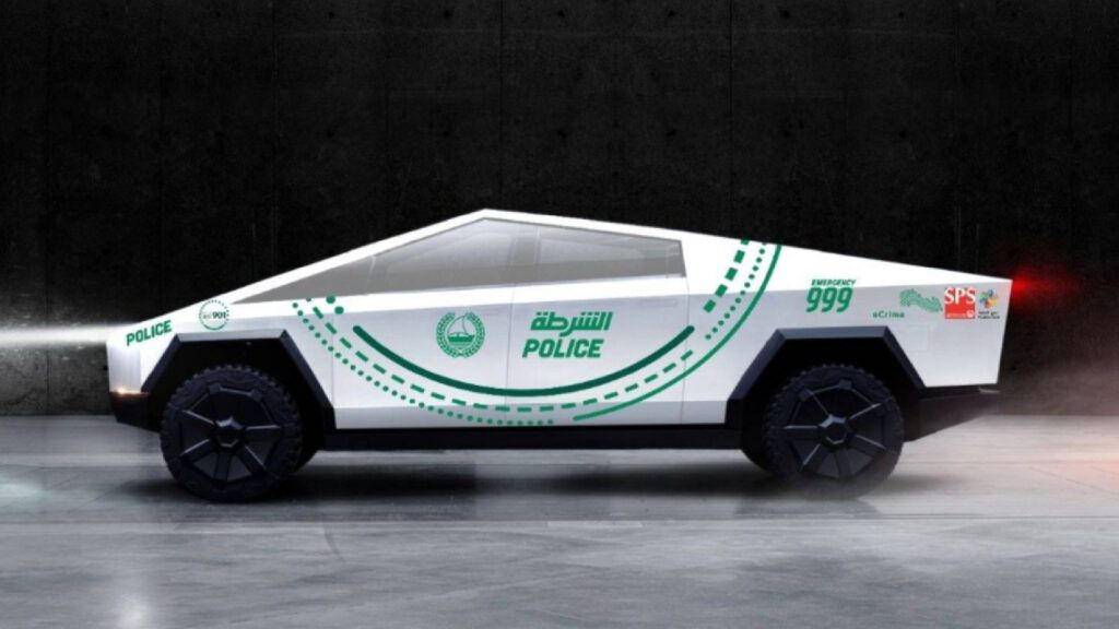 The Cybertruck was first teased in green and white colors back in 2019.