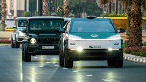 Tesla Cybertruck joins Dubai Police elite fleet (Source: X/Dubai Police)