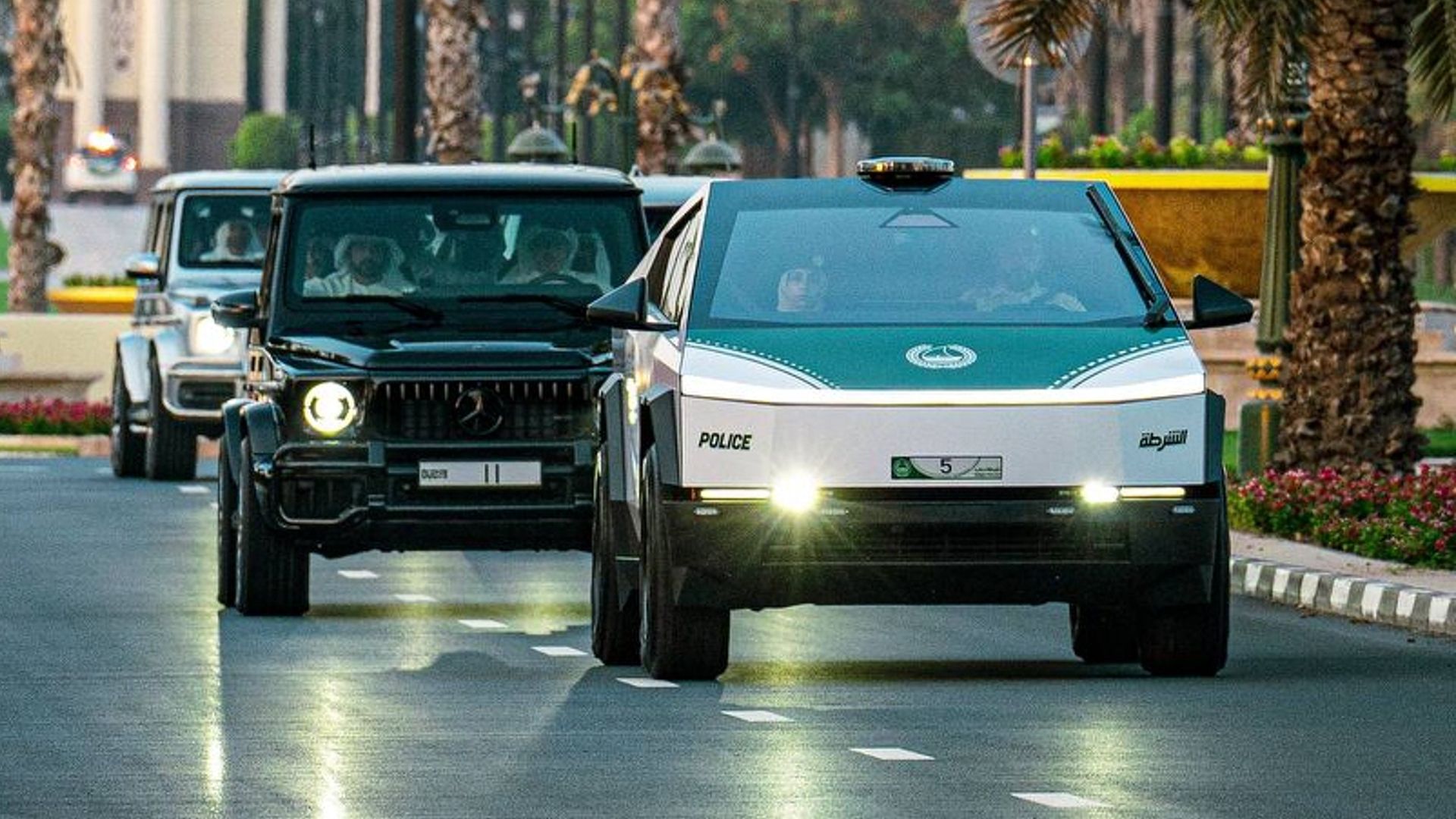 Tesla Cybertruck joins Dubai Police elite fleet (Source: X/Dubai Police)
