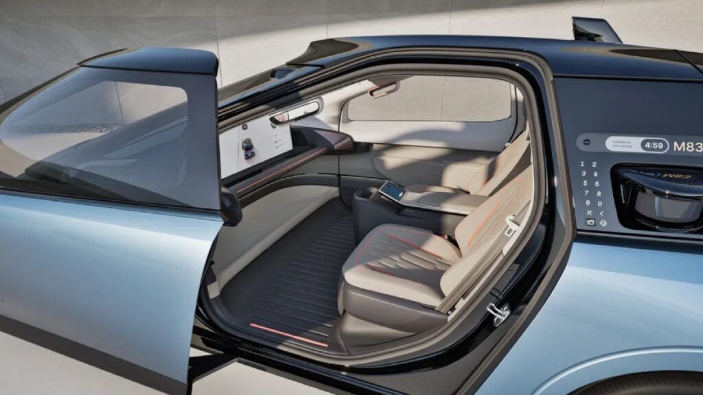 Rimac Verne features two sliding doors for easy entry