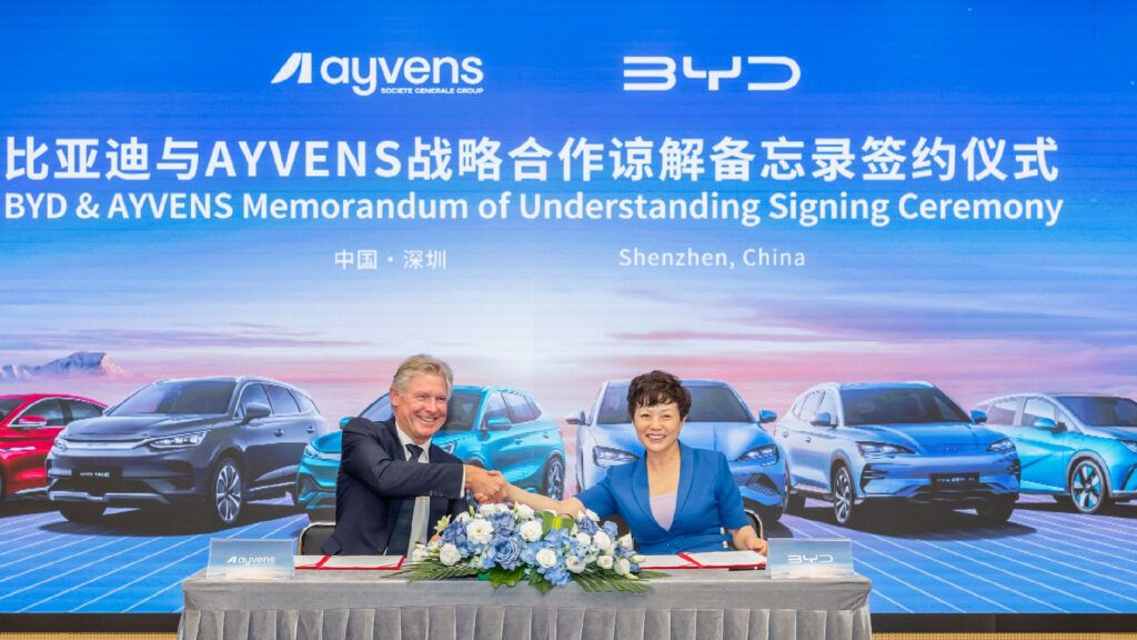 BYD and Ayvens Memorandum of Understanding Signing Ceremony 