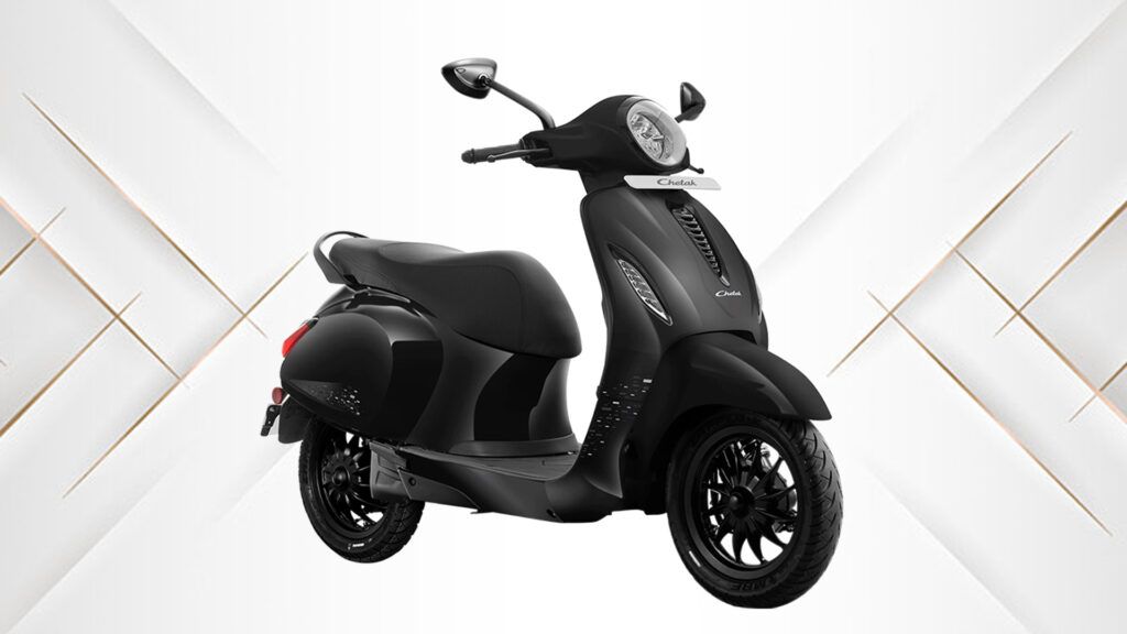 Bajaj Chetak scooty design blends its traditional heritage with modern aesthetics, giving it a stunning appearance.