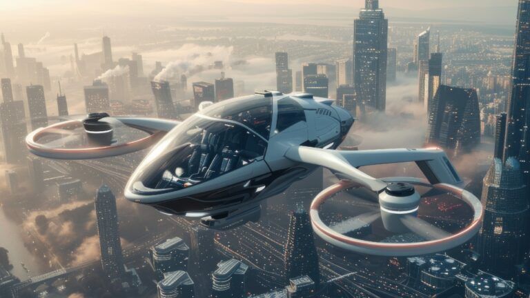 Flying taxis to arrive soon in Dubai (Representative Image: Vecteezy)