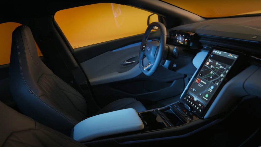 A 14.6-inch center touchscreen will come as standard in Ford Capri electric SUV