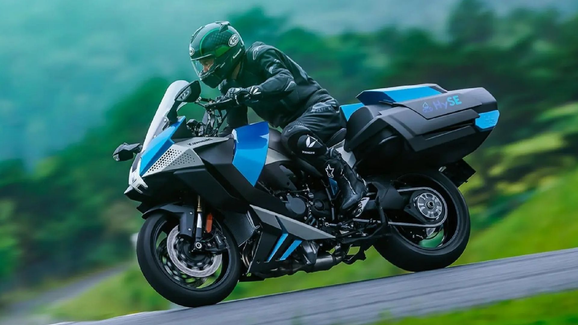 Kawasaki tests its Hydrogen Bike (Source: Kawasaki)