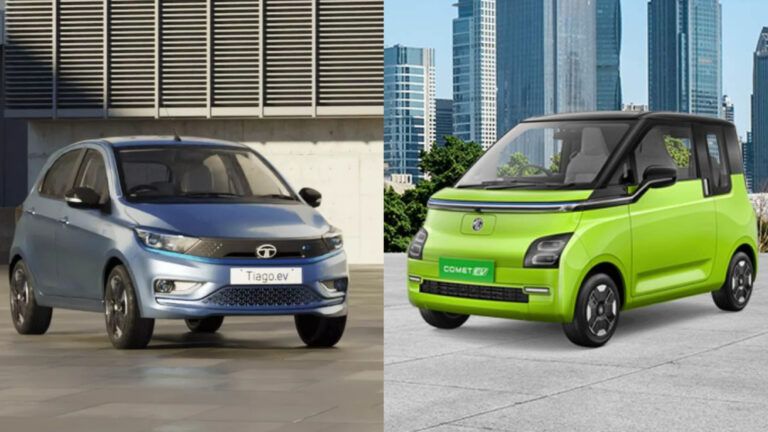 Tata Tiago EV vs MG Comet EV