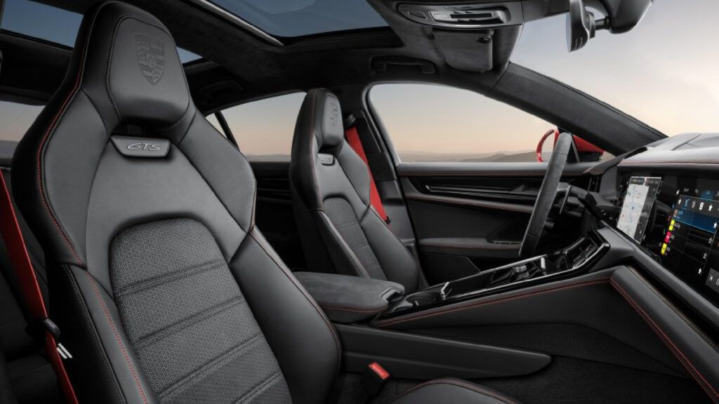 Interior of the Porsche Panamera GTS