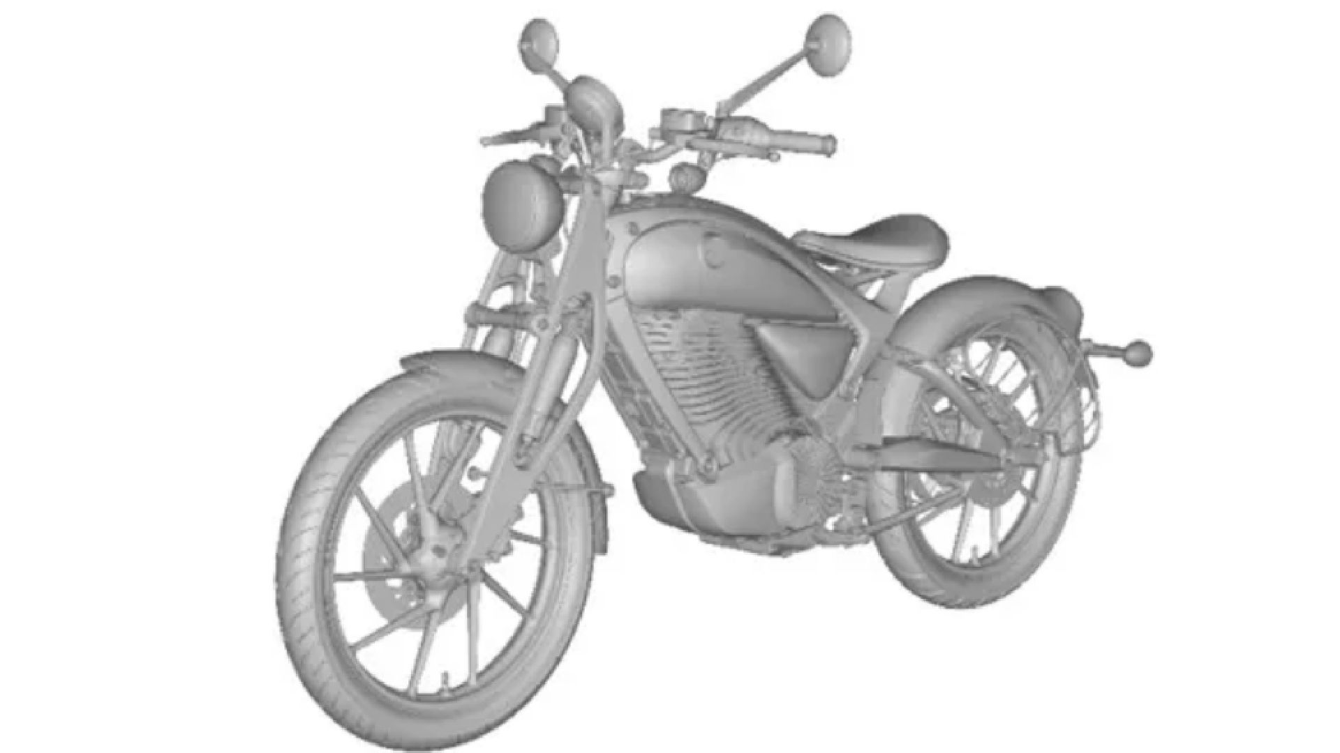 Royal Enfield electric bike design patent leaked