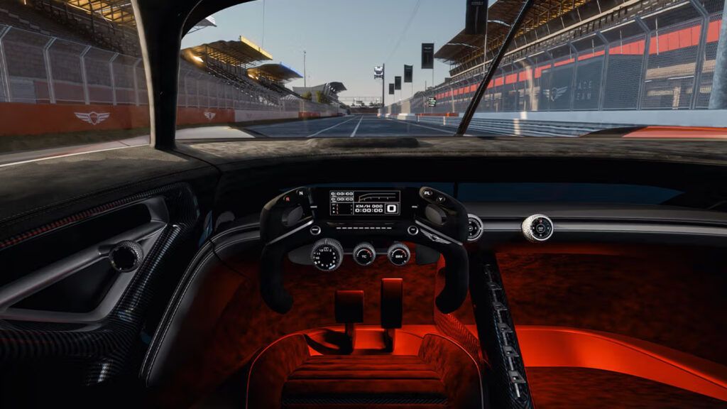 Interior of Genesis X Gran Racer Vision GT