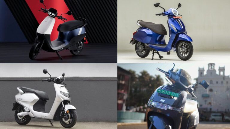 Top battery electric scooters in India July 2024