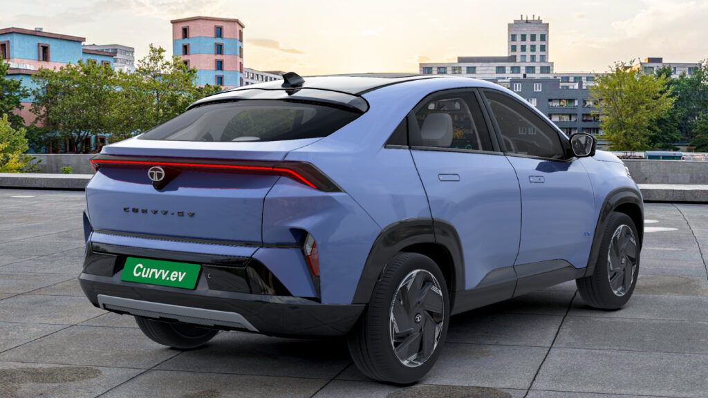 Tata Curvv EV Rear Profile